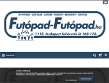 Tablet Screenshot of futopad-futopad.hu